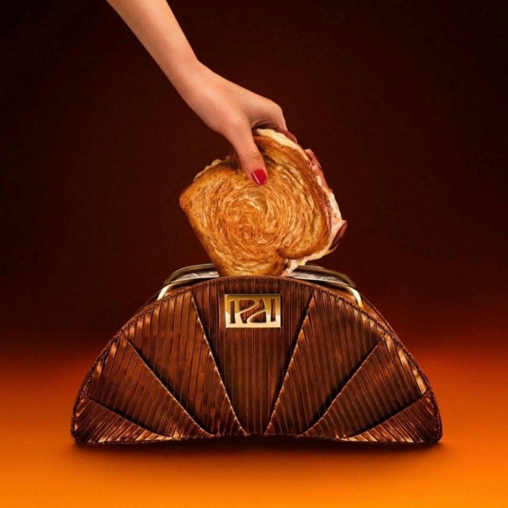 Panera Bread - The Croissant Clutch | Purse Designer Luxury Baguette Trend | NEW